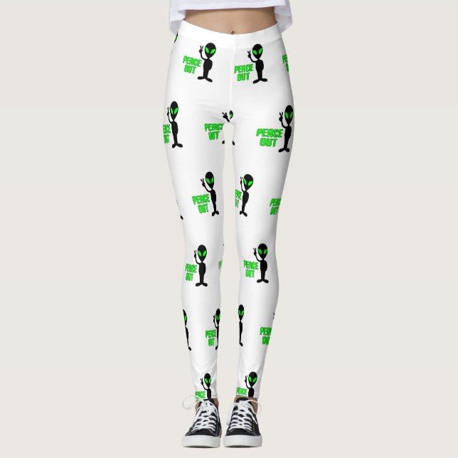 Leggings Leggencias para extranjeros de Peace Out (Anverso)