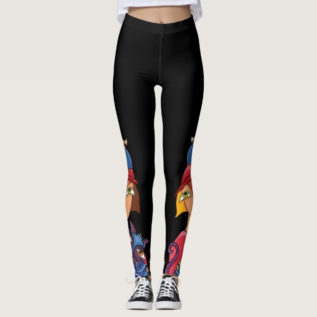 Leggings Leggencias para gatos de aves (Anverso)
