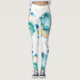 Leggings Leggencias para los surfistas de la isla