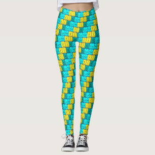 Leggings Leggencias patrióticas de tabla periódica de Fin