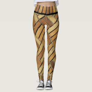Leggings Leggencias - Patrón de ladrillo trenzado