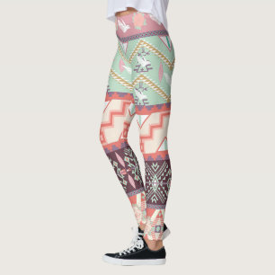Leggings Leggencias/Patrón nativo americano azteca
