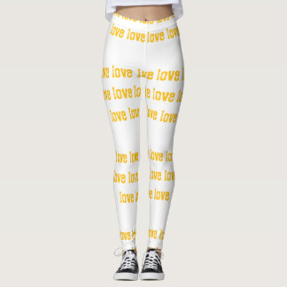 Leggings Leggencias personalizadas de diseño de amor - Eleg