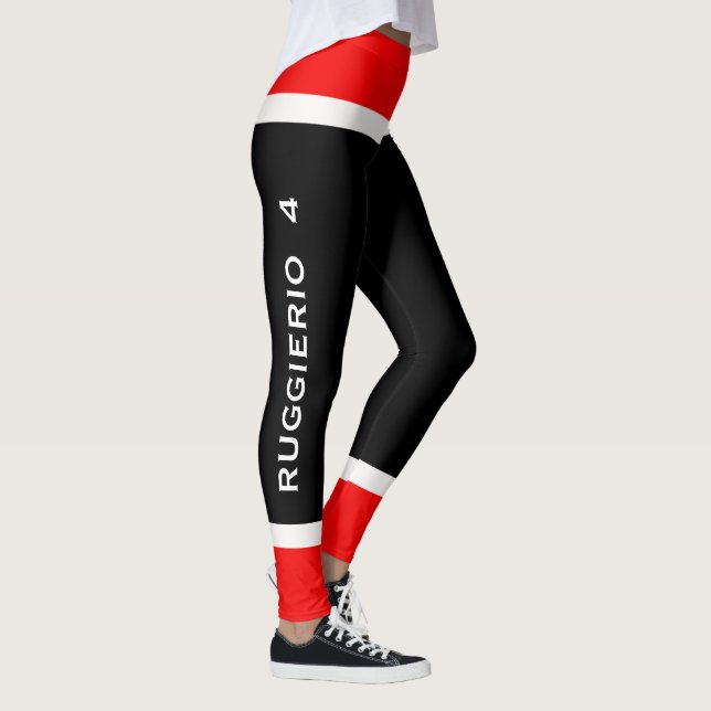 Leggings Leggencias personalizadas de hockey sobre hielo en (Derecha)