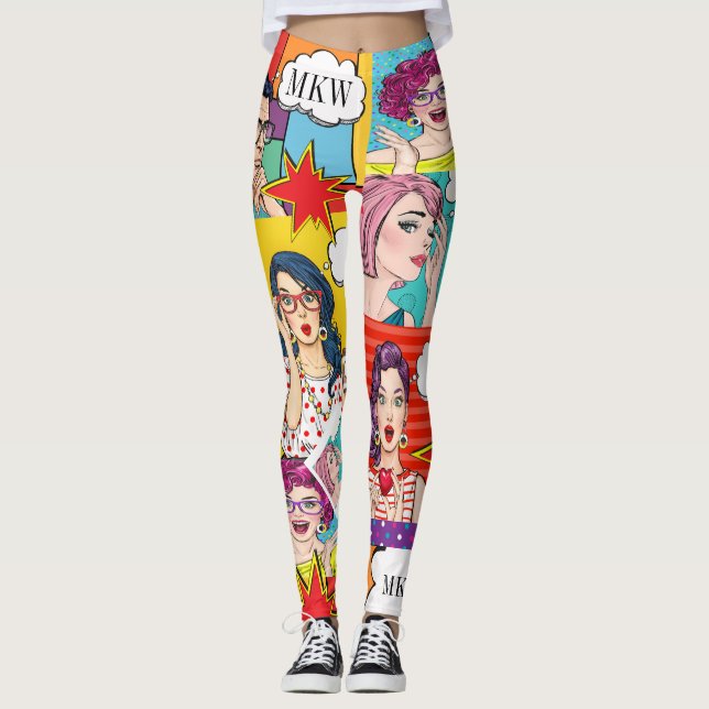 Leggings Leggencias pop de POP ART (Anverso)
