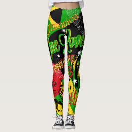 Leggings Leggencias rastas de reggae jamaiquino