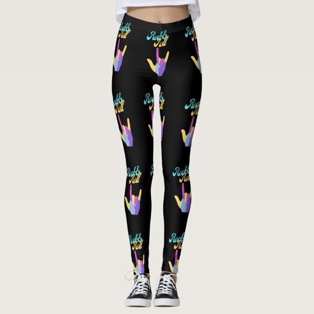 Leggings Leggencias Rock & Roll (Anverso)