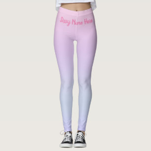 Leggings Leggencias rosadas de personalizable para masas su