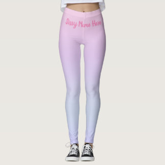 Leggings Leggencias rosadas de personalizable para masas su