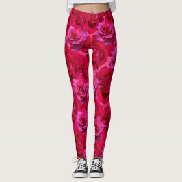 Leggings Leggencias rosas rosas