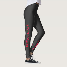 Leggings Leggencias sincronizadas del equipo de patinaje - 