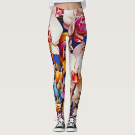 Leggings Leggencias sinfónicas de orquídeas