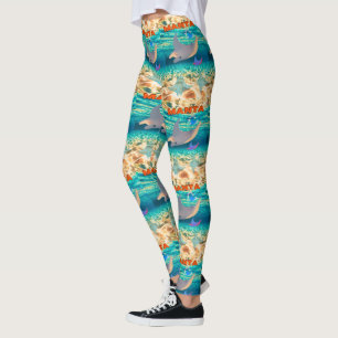 Leggings Leggencias submarinas majestuosas de Manta