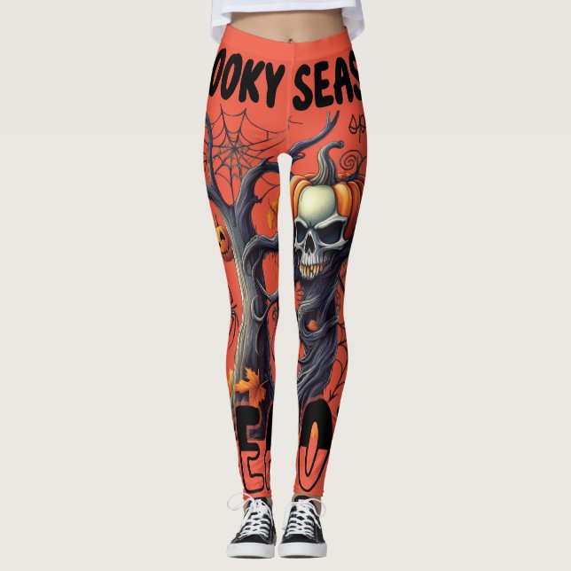 Leggings Leggencias temáticas de Halloween (Anverso)