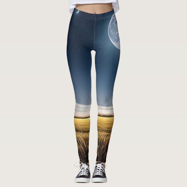 Leggings Leggencias únicas de paisajes (Anverso)