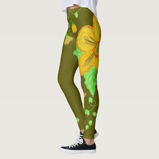 Leggings Leggencias verdes de oliva (Izquierda)