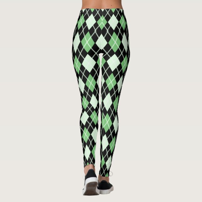 Leggings Leggencias verdes y negras (Reverso)