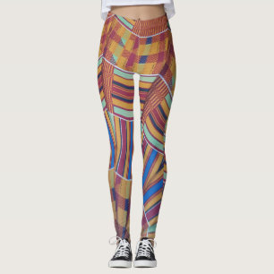 Leggings Leggencias Yoga Stretch Pants Patrón africano