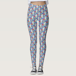 LEGGINGS LEGGINACIÓN DE NAVIDADES HUMORÍSTICOS PINK FLAMING