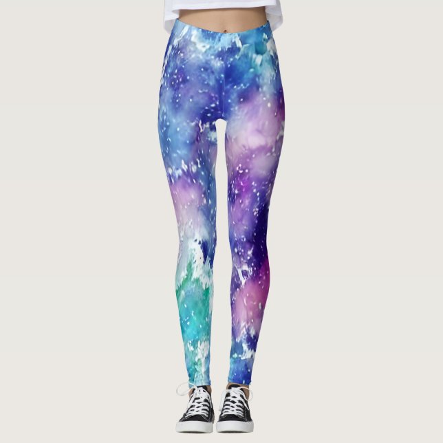 Leggings Legginas de espacio acuático (Anverso)