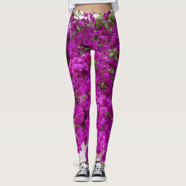 Leggings legginas florales rosas