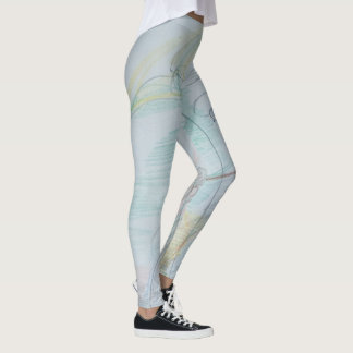 Leggings Legging: print Swans