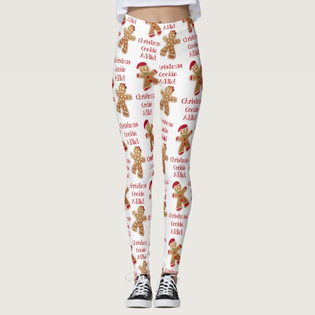 Leggings ~Leggings DEL ADICTO A LA GALLETA DEL NAVIDAD (Anverso)