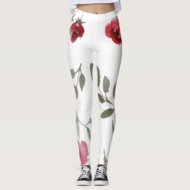 LEGGINGS LEGGINING DE ROSAS DE PRIMAVERA (Anverso)