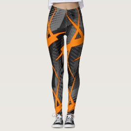Leggings Legings Abstract Modern Geometric Design