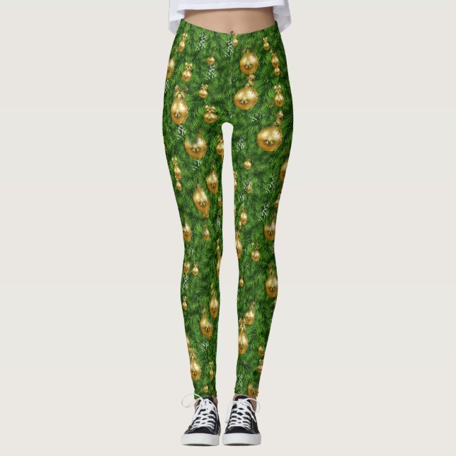 LEGGINGS LEGINGS DE NAVIDAD Y ADORNOS (Anverso)