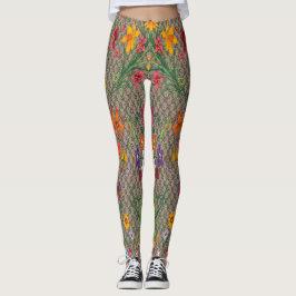 Leggings Legings Floral Tropical Fashion design