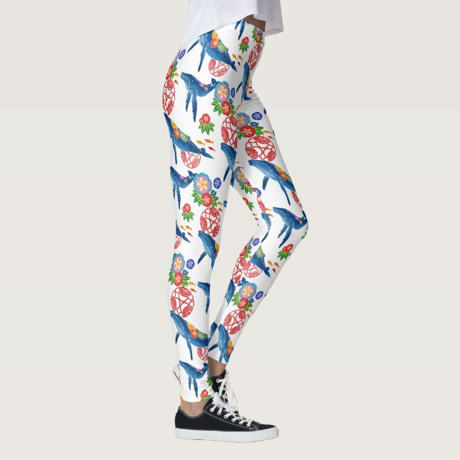 Leggings legings okinawan del arte del modelo del estilo (Derecha)