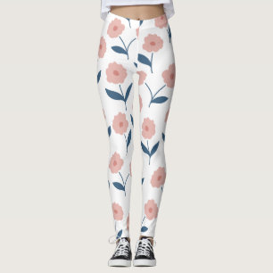 Leggings legión rosa de flores