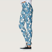 Legiones de mosaico de curado - Azul/Blanco