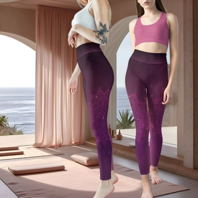 Leggings LEGISLACIONES moradas de Mandala (Subido por el creador)