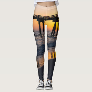 Leggings Legitimación de reflexión sobre la puesta de sol e