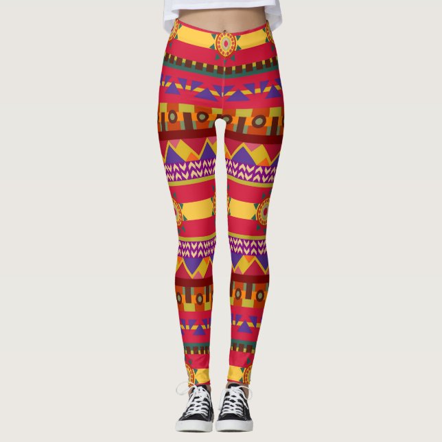 Leggings Legitimación étnica, legado tribal para mujeres (Anverso)