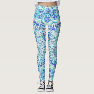 Leggings Legitimidad de moda azul suave "Ratti_Creative_Art