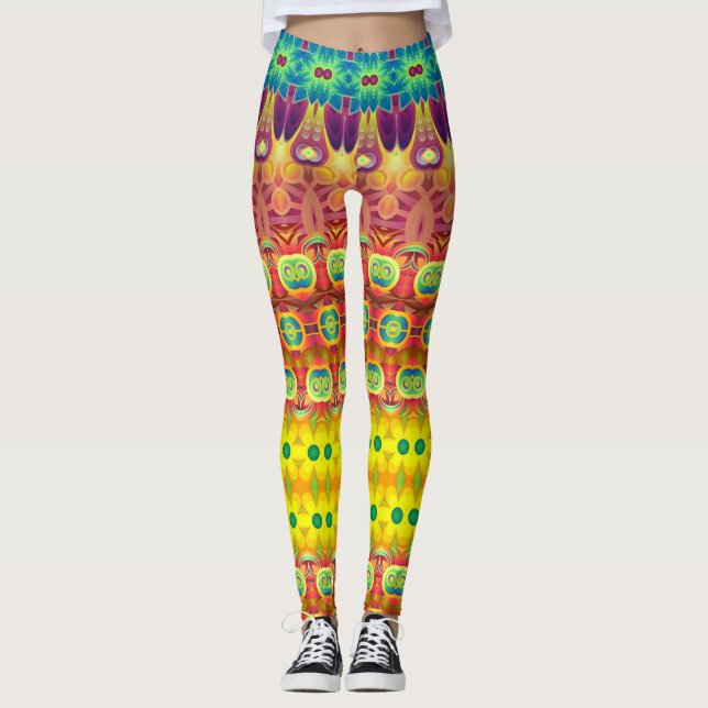 Leggings Legs Alive: ¡Leggings Galore con estampado único! (Anverso)