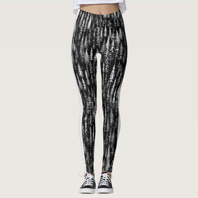 Leggings Leguas de moda de medianoche (Anverso)