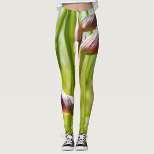 Leggings Leguas de orquídeas de lengua