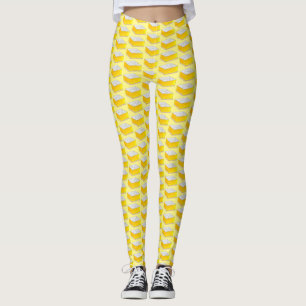 Leggings Lemon Square Bar Pastry Dessere Bake Sale Baker