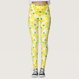 Leggings Lemones amarillos frescos 5