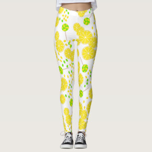 Leggings Lemones brillantes sin foco dulces lollipops