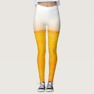 Leggings Lentes de longitud completa del patrón de cerveza