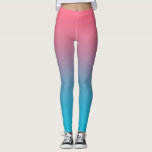 Leggings Lentes gradientes rosas y azules<br><div class="desc">Ladrillos de gradiente colorido,  perfecto para los fiestas de verano.</div>