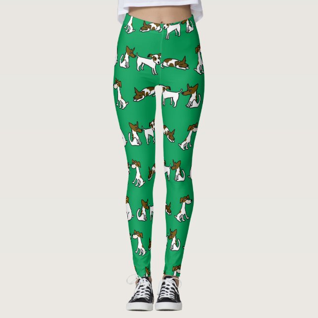 Leggings Lentes JRT verdes (Anverso)