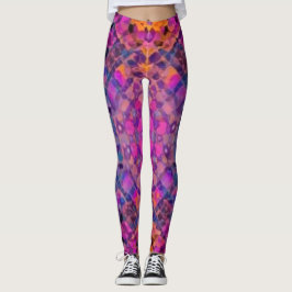Leggings lentes kaleidoscopio arco iris