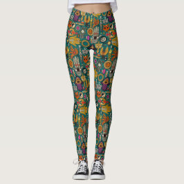 Leggings Lentes verdes viridianas de TALISMANS