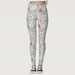 Leggings León caprichoso - Rojo, Amarillo, Blanco y Verde a